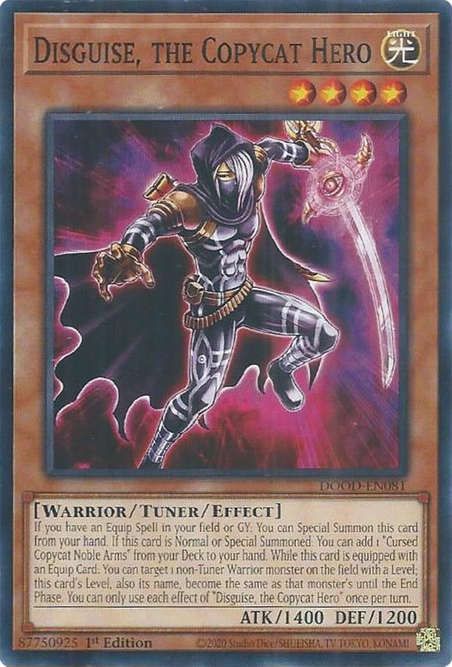 Disguise, the Copycat Hero [DOOD-EN081] Common | Cracking-Singles