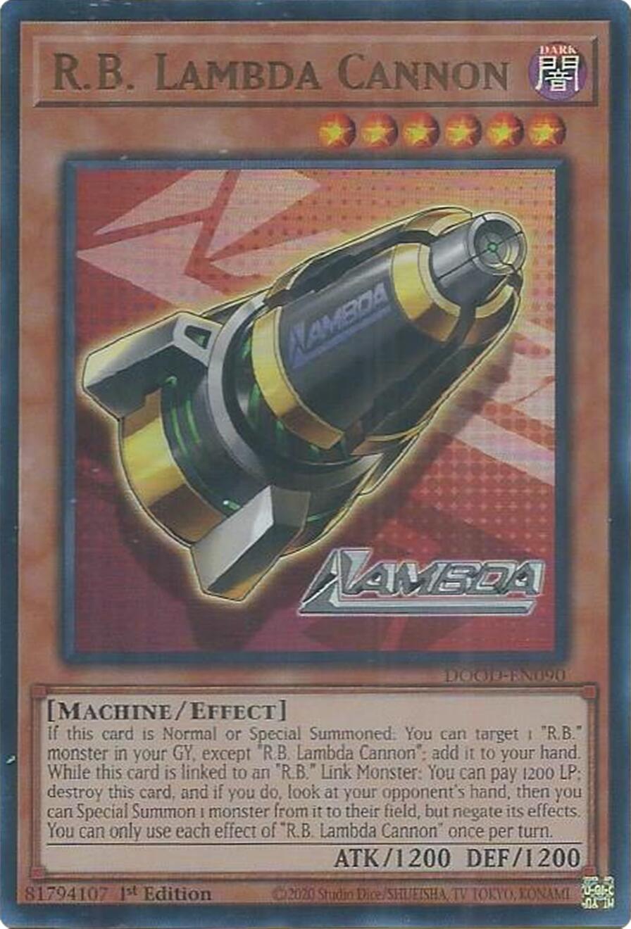R.B. Lambda Cannon [DOOD-EN090] Ultra Rare | Cracking-Singles
