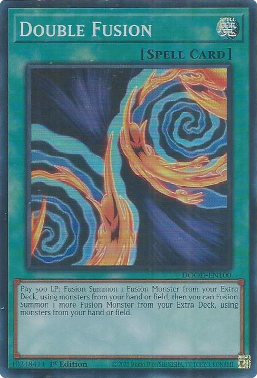 Double Fusion [DOOD-EN100] Super Rare | Cracking-Singles