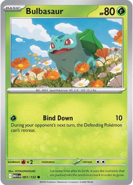 Bulbasaur (001/132) [Mega Evolution: Base Set] | Cracking-Singles