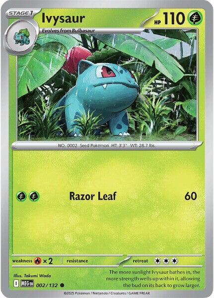 Ivysaur (002/132) [Mega Evolution: Base Set] | Cracking-Singles