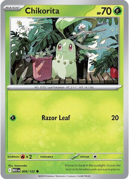 Chikorita (008/132) [Mega Evolutions: Base Set] | Cracking-Singles