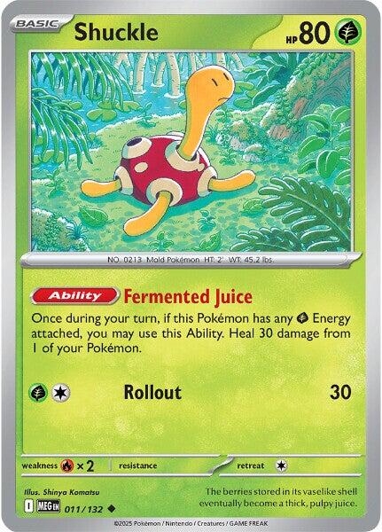 Shuckle (011/132) [Mega Evolutions: Base Set] | Cracking-Singles