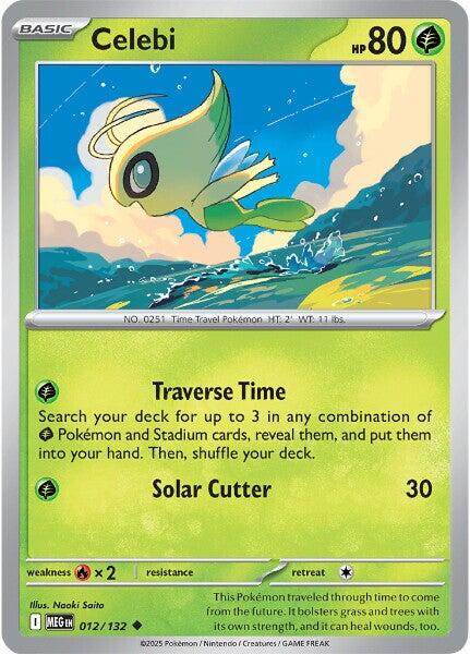 Celebi (012/132) [Mega Evolution: Base Set] | Cracking-Singles