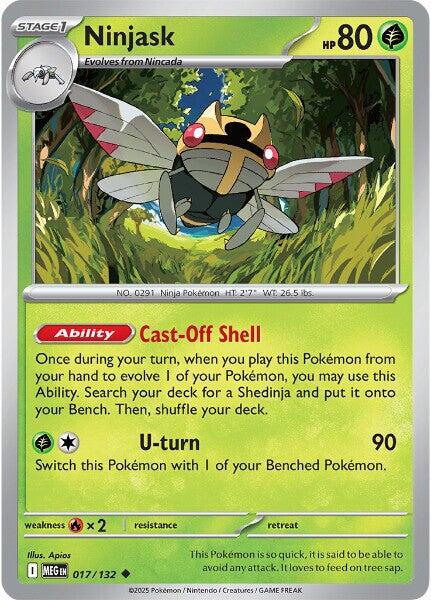 Ninjask (017/132) [Mega Evolution: Base Set] | Cracking-Singles