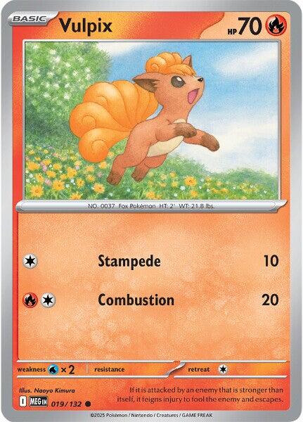 Vulpix (019/132) [Mega Evolutions: Base Set] | Cracking-Singles