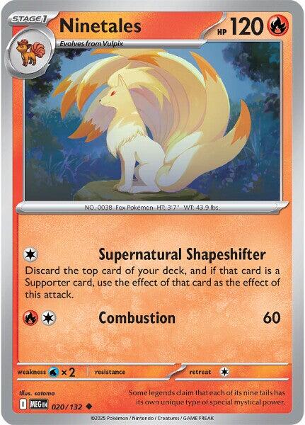 Ninetales (020/132) [Mega Evolution: Base Set] | Cracking-Singles
