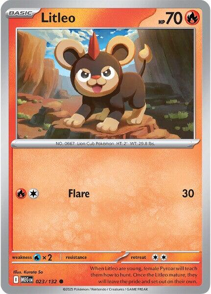 Litleo (023/132) [Mega Evolution: Base Set] | Cracking-Singles