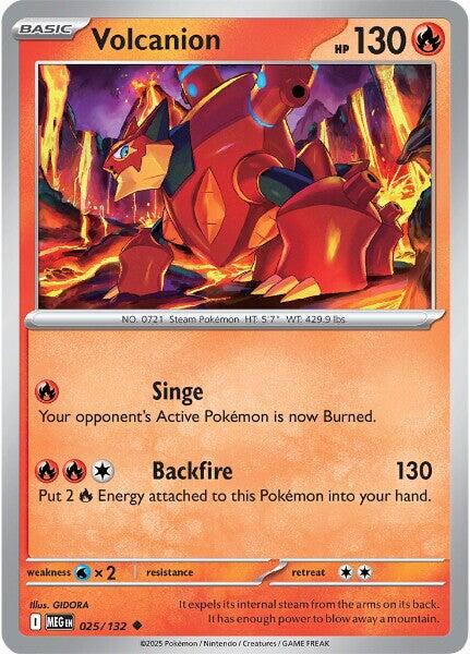 Volcanion (025/132) [Mega Evolution: Base Set] | Cracking-Singles