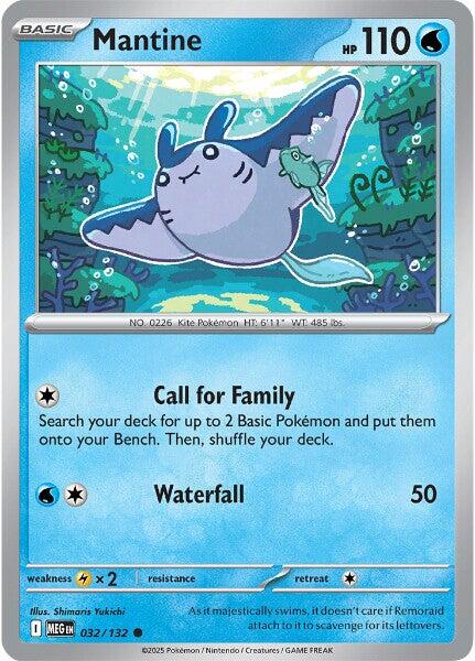 Mantine (032/132) [Mega Evolution: Base Set] | Cracking-Singles