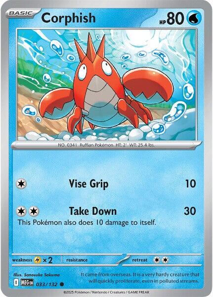 Corphish (033/132) [Mega Evolutions: Base Set] | Cracking-Singles