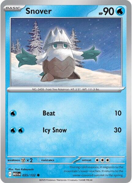 Snover (035/132) [Mega Evolutions: Base Set] | Cracking-Singles