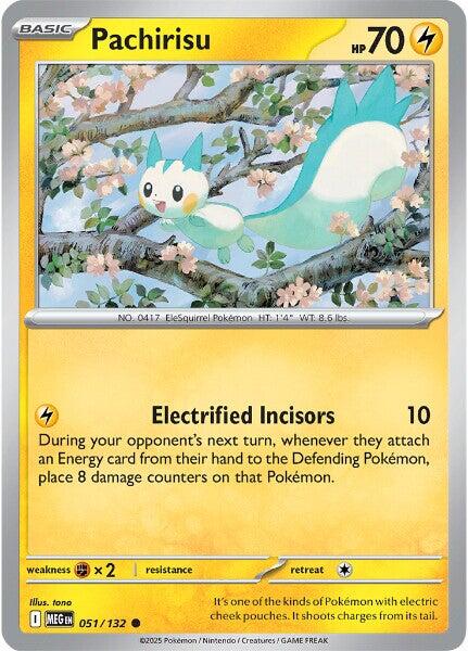 Pachirisu (051/132) [Mega Evolutions: Base Set] | Cracking-Singles