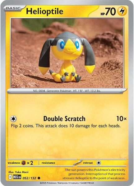 Helioptile (052/132) [Mega Evolution: Base Set] | Cracking-Singles