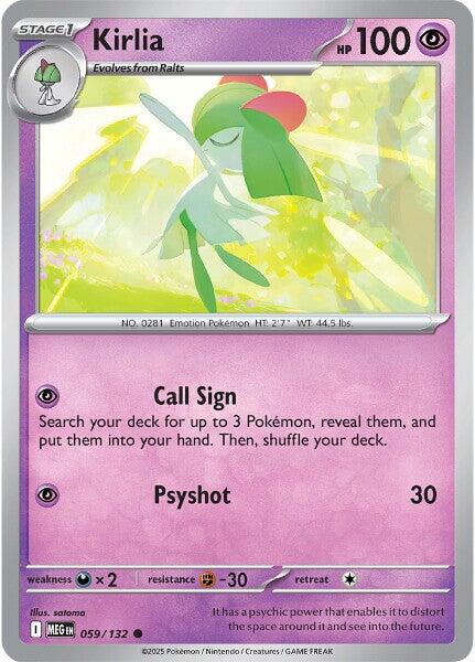 Kirlia (059/132) [Mega Evolution: Base Set] | Cracking-Singles