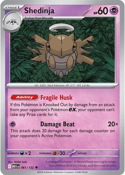 Shedinja (061/132) [Mega Evolution: Base Set] | Cracking-Singles
