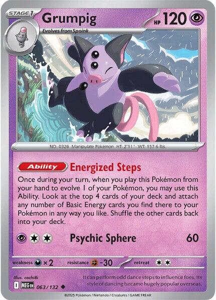 Grumpig (063/132) [Mega Evolutions: Base Set] | Cracking-Singles