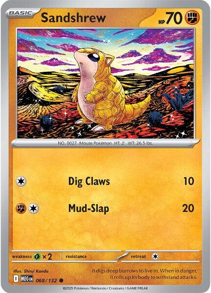 Sandshrew (068/132) [Mega Evolutions: Base Set] | Cracking-Singles