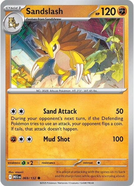 Sandslash (069/132) [Mega Evolution: Base Set] | Cracking-Singles