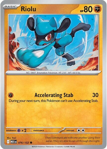 Riolu (076/132) [Mega Evolutions: Base Set] | Cracking-Singles