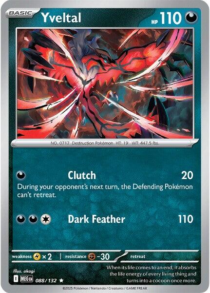Yveltal (088/132) [Mega Evolutions: Base Set] | Cracking-Singles
