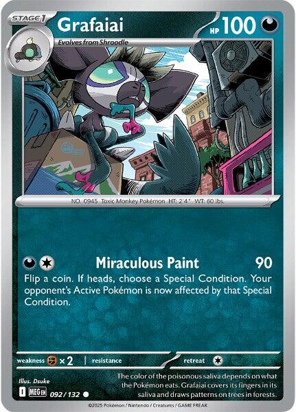Grafaiai (092/132) [Mega Evolutions: Base Set] | Cracking-Singles