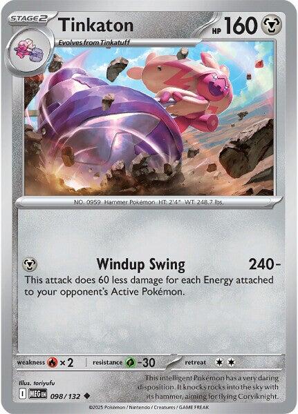 Tinkaton (098/132) [Mega Evolutions: Base Set] | Cracking-Singles