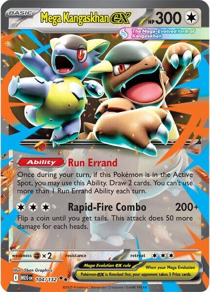 Mega Kangaskhan ex (104/132) [Mega Evolution: Base Set] | Cracking-Singles