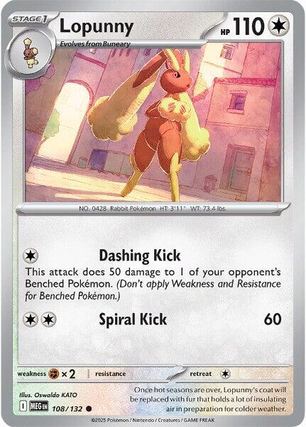 Lopunny (108/132) [Mega Evolution: Base Set] | Cracking-Singles