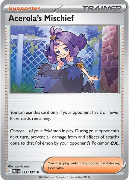 Acerola's Mischief (113/132) [Mega Evolution: Base Set] | Cracking-Singles