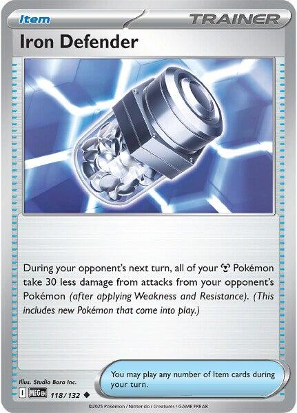 Iron Defender (118/132) [Mega Evolution: Base Set] | Cracking-Singles