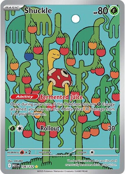 Shuckle (136/132) [Mega Evolution: Base Set] | Cracking-Singles
