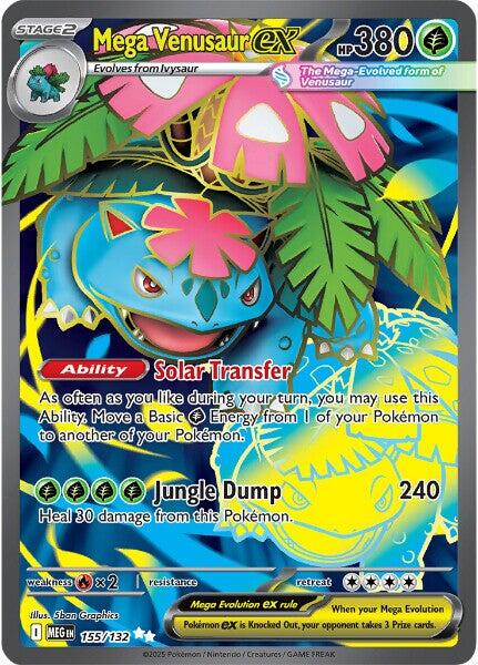 Mega Venusaur ex (155/132) [Mega Evolution: Base Set] | Cracking-Singles
