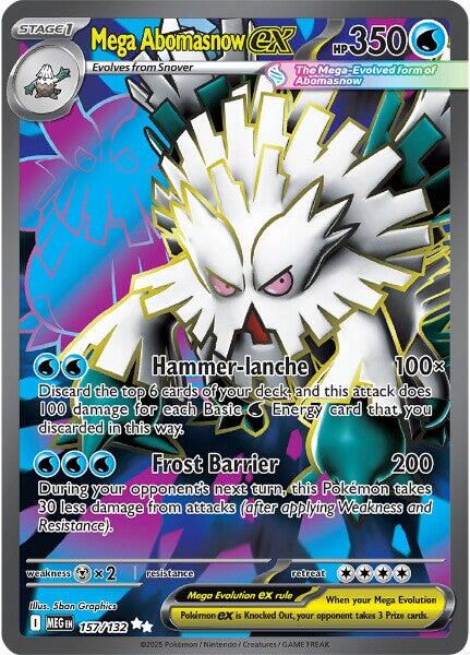 Mega Abomasnow ex (157/132) [Mega Evolution: Base Set] | Cracking-Singles