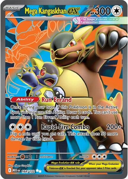 Mega Kangaskhan ex (164/132) [Mega Evolution: Base Set] | Cracking-Singles