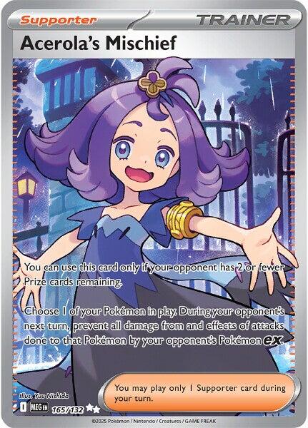 Acerola's Mischief (165/132) [Mega Evolution: Base Set] | Cracking-Singles