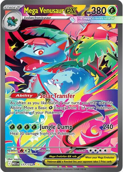 Mega Venusaur ex (177/132) [Mega Evolution: Base Set] | Cracking-Singles