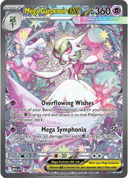 Mega Gardevoir ex (178/132) [Mega Evolution: Base Set] | Cracking-Singles