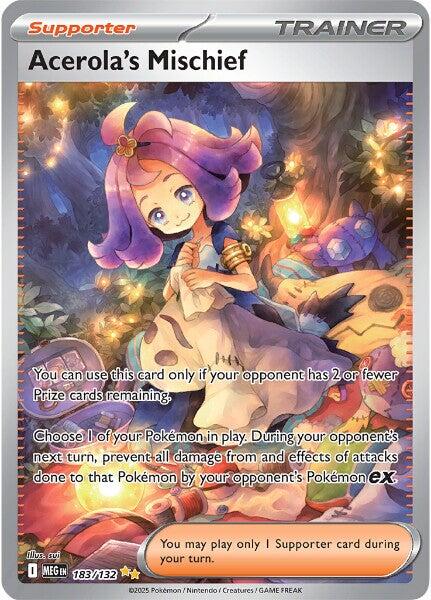 Acerola's Mischief (183/132) [Mega Evolution: Base Set] | Cracking-Singles