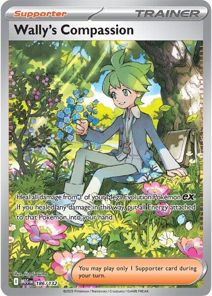 Wally's Compassion (186/132) [Mega Evolution: Base Set] | Cracking-Singles