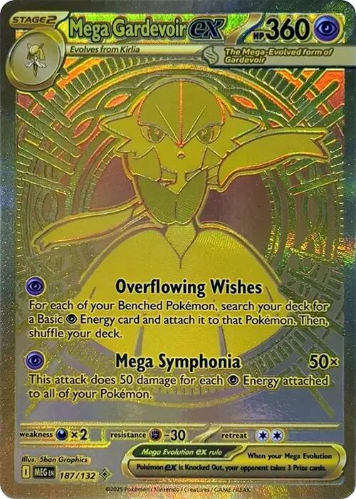 Mega Gardevoir ex (187/132) [Mega Evolution: Base Set] | Cracking-Singles