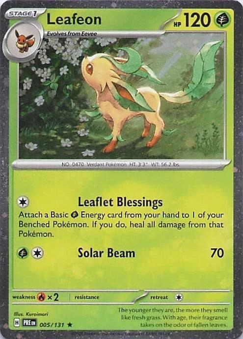 Leafeon (005/131) (Cosmos Holo) [Miscellaneous Cards] | Cracking-Singles