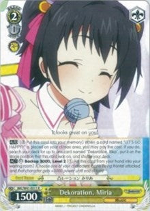 Dekoration, Miria (IMC/W41-E011 R) [The iDOLM@STER Cinderella Girls] | Cracking-Singles