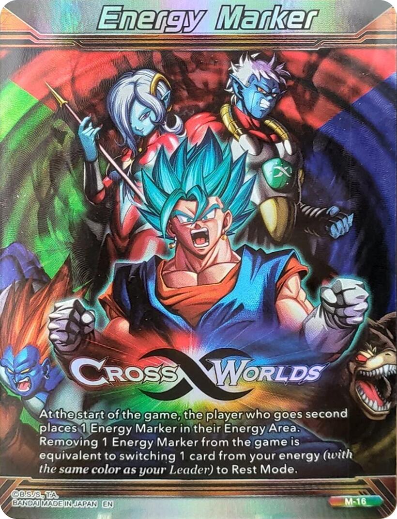 Energy Marker - Cross Worlds (Silver) (M-16) [Prismatic Clash] | Cracking-Singles