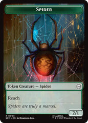 Spider // Food Double-Sided Token [Marvel's Spider-Man Tokens] | Cracking-Singles