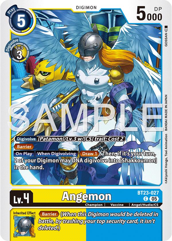 Angemon [BT23-027] [Hackers' Slumber] | Cracking-Singles