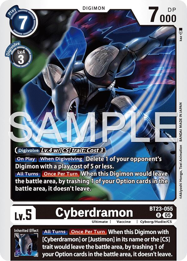 Cyberdramon [BT23-055] [Hackers' Slumber] | Cracking-Singles