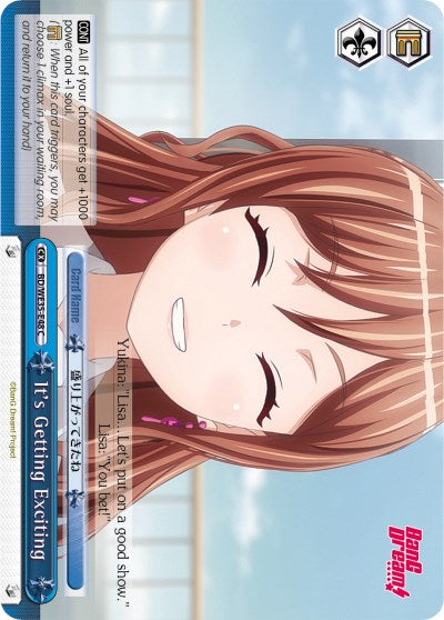 It's Getting Exciting (BD/WE35-E48 C) (Parallel Foil) [Poppin'Party x Roselia] | Cracking-Singles