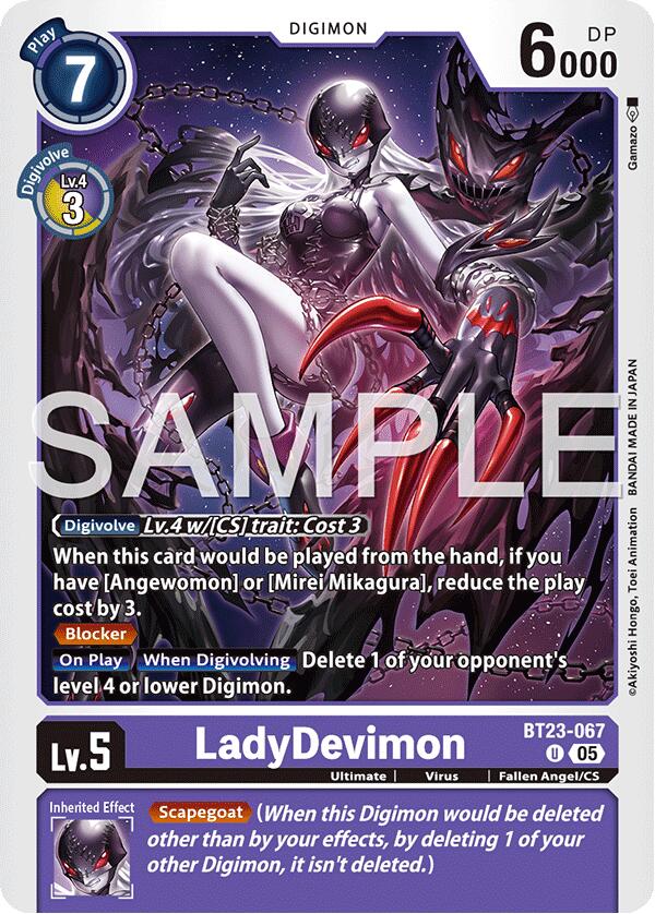 LadyDevimon [BT23-067] [Hackers' Slumber] | Cracking-Singles