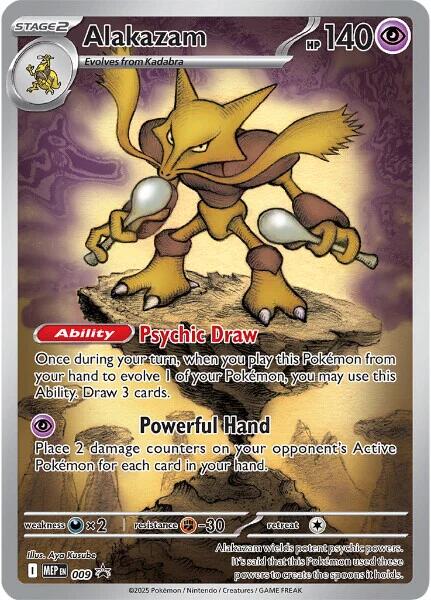 Alakazam (009) [Mega Evolution Promo] | Cracking-Singles
